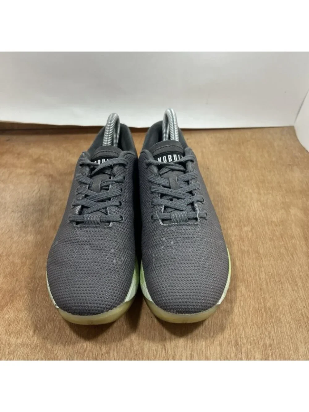 NO BULL Women Size 7.5 Grey SuperFabric Trainers Running Shoes